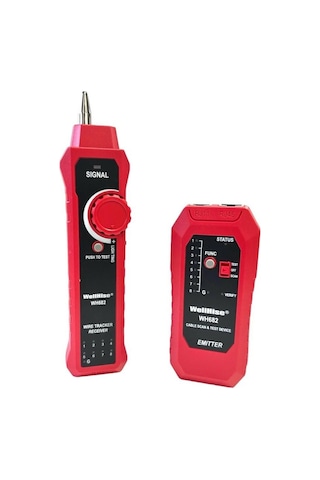 Wellhise Wh682 Çantalı Kablo Bulucu Kablo Test Cihazı Bilibili Wire Tracker