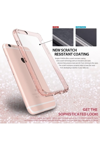 Ringke Fusion Apple Uyumlu iPhone 6s Plus/ 6 Plus İle Kılıf Black