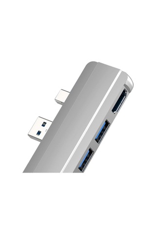 Surface Pro 4, 5, 6 Sıcak Değiştirme İçin Usb Hub 3.0 Yerleştirme İstasyonu Ayırıcı