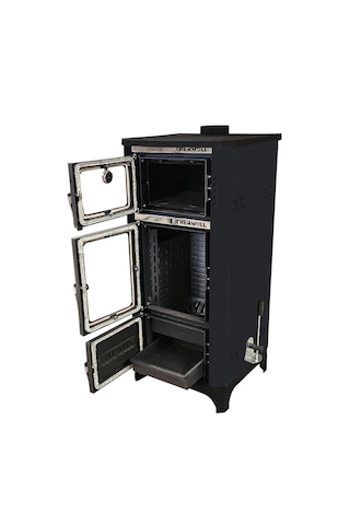 Thermall T-25 Vira Dikey Şömine Fırınlı İç Mekan Sobası