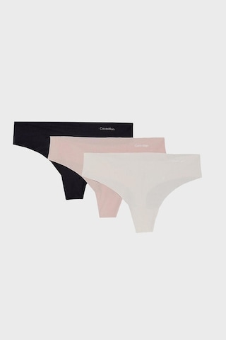 Calvin Klein Bayan Külot 000qd3558e Wam Beyaz-pembe-siyah Beyaz-pembe-siyah Çok Renkli