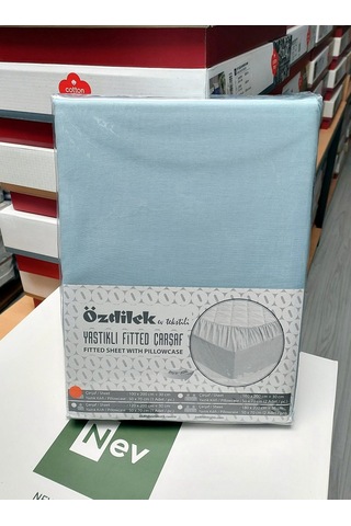 Özdilek Colourist Fitted Tek Kişilik Çarşaf Seti 100x200 -aqua Aqua