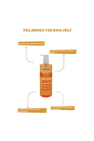 Natexia Telarosa Yulaf Özlü Temizleme Jeli 400 Ml