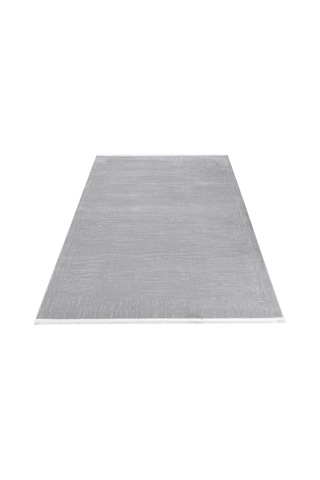 Badelya Home Gri 7102 Modern Desen Doğal Taban Saçaklı Salon Koridor Mutfak Çocuk Oturma Odası Halısı Yolluk 7102-gri