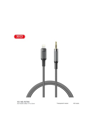 Özel Seri Teknoloji Adaptör Lightning To 3.5mm Aux İphone Ve İpad Uyumlu 1 Metre Ses Aktarım Kablosu