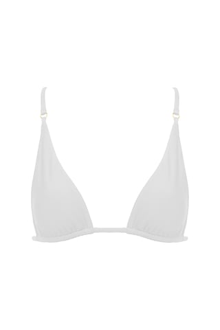 Lea The Label Kadınlar Için Şık Bikini Üstü Beyaz