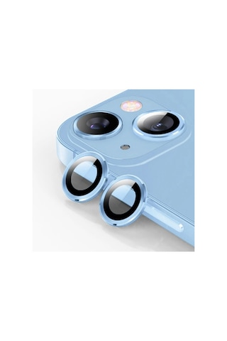 Ally Apple iPhone Uyumlu 14-14 Plus 3d Metal Çerçeveli Kamera Lens Koruyucu- 5775