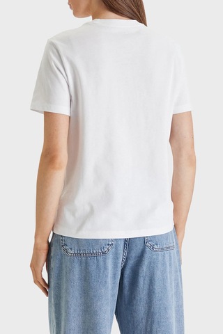 Calvin Klein Bayan T Shirt Lv044e215g Yaa Beyaz BEYAZ