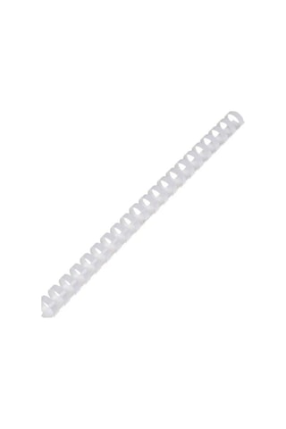 Mas 8 Mm Plastik Spiral Beyaz 100'lü Paket