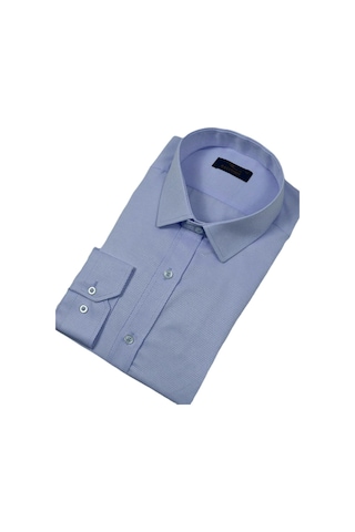 Erkek Silim Fit Uzun Kol Armürlü Gömlek Bgl-st03303 001