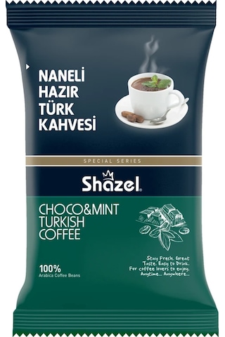 Shazel Naneli Hazır Türk Kahvesi 100 Gr X 6 Adet Öğütülmüş