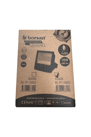 Borsan Eco Serisi Led Projektör 10w 6500k - Bl-p1-0002