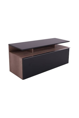 Vision Çekmeceli Tv Sehpası - Açık Ceviz Tori -Siyah117 x 48 x 40 CM