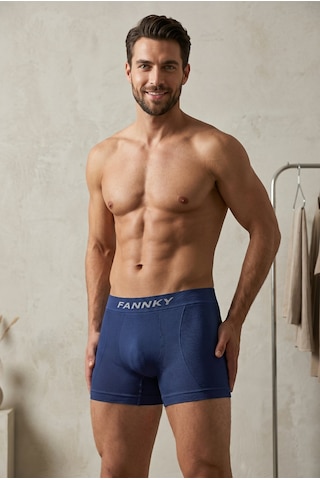 Fit Women Erkek Casual Comfort Günlük Lacivert Boxer
