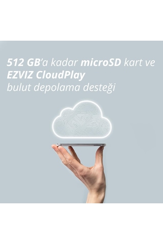 Ezviz Ty1 3mp 2k İç Mekan Wi-fi Güvenlik Kamerası, 360 Dönebilen Akıllı Takip, İnsan Algılama, Çift Yönlü Ses
