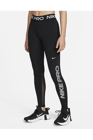 Nike Pro Dri-fit Mid-rise Graphic 7/8 Training Kadın Tayt Dn0998-010 001