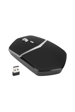 Kablosuz Fare Bluetooth 2.4ghz Usb Type C Şarj Edilebilir 800 1200 1600dpı 4 Düğmeli Ofis Faresi Dizüstü Bilgisayar İçin Siyah