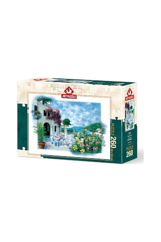 Puzmooyuncak Art Puzzle 260 Parça Sahil Kafe Puzzle