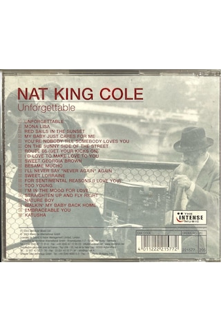 Müzik Cd Sidir Plak Değildir Cd Nat King Cole Unforgettable Cd