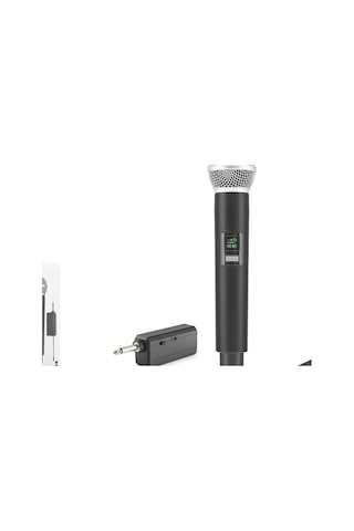 Uhf Kablosuz Mikrofon 6.35 Mm Siyah Hdx2801 Evimdeyokyok