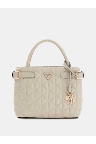 Guess Paisleigh Kapitone Kadın Mini El Çantası Hwqg9883050 Bej