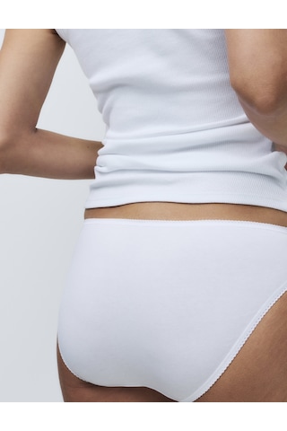 Marks & Spencer 5'li Cotton Lycra Bikini Külot Seti Beyaz