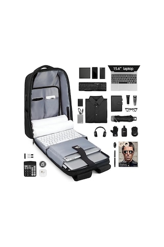 Mark Ryden MR9405 Kilitli ve USB Şarj Portlu Laptop Notebook Sırt Çantası