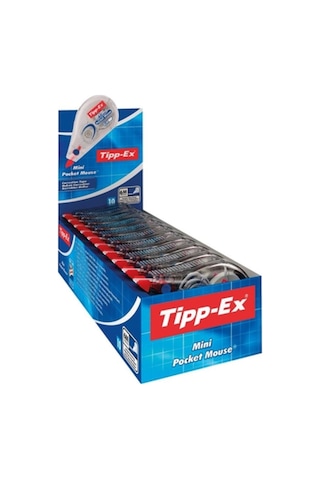 Tipp-ex Mini Pocket Mouse 6m Şerit Daksil 10'lu Kutu/932564