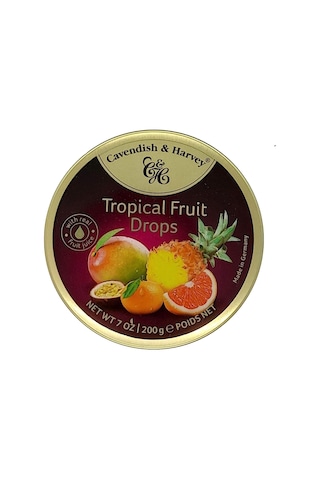 Cavendish & Harvey Tropical Fruit Drops 200g Tropikal Meyve Aromalı Şeker 2 Adet