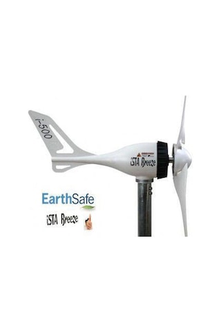 I-500 Watt 12V-24Volt Rüzgar Türbini + Hibrit Şarj Kontrol Cihazı