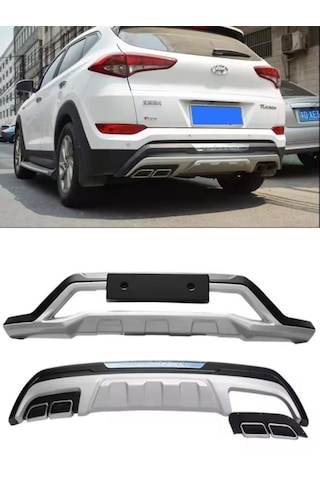 Hyundai Tucson Ön-arka Tampon Koruması 2015-2018 Model 1