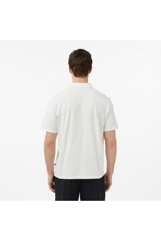 Nautica Erkek Krem Regular Fit Çizgili Polo Yaka T-shirt Çizgili K65232t Krem