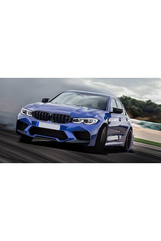 Bmw 3 Serısı G20 2019 M3 Bobrek Cıft Cızgı Panjur - Pıano Blac N11.53143