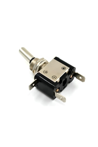 Toggle Switch 1-0 Kırmızı Ledli Metal Anahtar 3 Pin 12v Toggle Sw