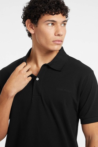 Jeans Erkek Regular Fit Polo Yaka Tişört M4bp29kcjv1 Siyah