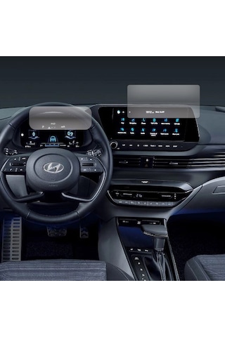 Hyundai İ20 Gösterge Ve Multimedya Paneli Uyumlu Nano Cam Ekran Koruyucu Set