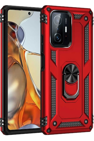 Rba Aksesuar Mi 11t Pro 5g Kılıf Rba Vega Kapak - Kırmızı Kırmızı