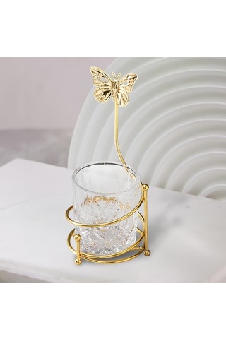 Trendooze Kahve Kaşığı Saklama Rafı, Çatal Kavanoz, Temizleme Aleti Temizlemek