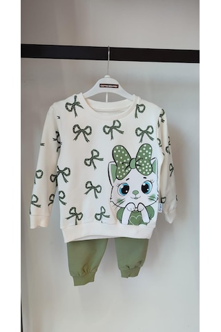 Carnaval Wear Kedili Kız Çocuk Takım Yeşil