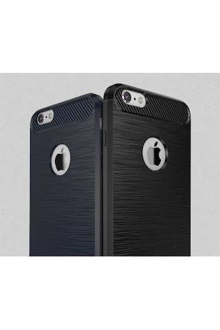 Apple Uyumlu iPhone 6 Plus Kılıf Zore Room Silikon Kapak Lacivert