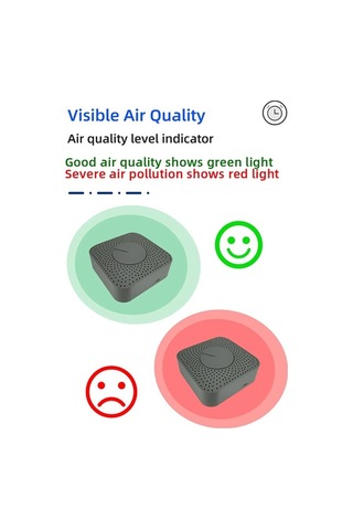 Supermarket1 Zigbee Akıllı Hava İzleyici: Formaldehit, Co2, Voc, Sıcaklık & Nem, Alexa & Google Home, Alarm, Gri