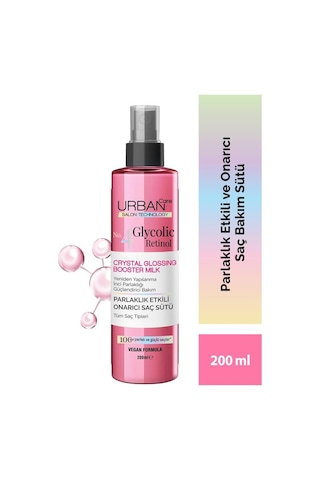 Urban Care Glycolic Retinol Parlaklık Etkili Onarıcı Saç Bakım Sütü-200ml-gloss