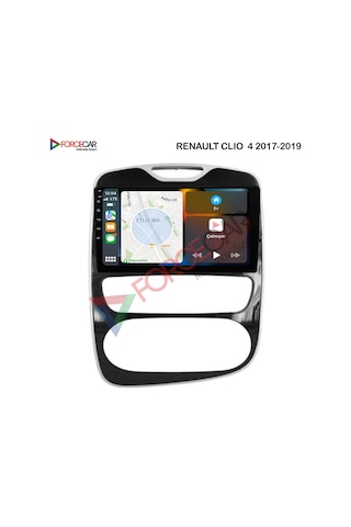 RENAULT CLİO 4 2017_2019 ANDROİD MULTİMEDYA 2_32 KABLOSUZ CARPLAY