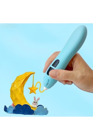 Techbloom Crh Dusuk Sicaklik 3d Yazici Kalemi Blue 12 Renk Pcl Filament Ve Sablon Rehberi Dahil