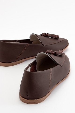 Luvishoes F04 Kahve Cilt Hakiki Deri Ayakkabı Kahverengi