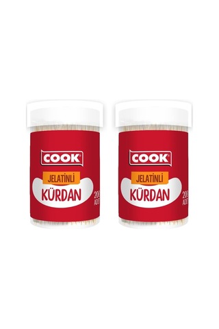 Cook Bambu Kürdan Jelatinli 200'lü 2li Paket