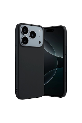 Apple iPhone Uyumlu 17 Pro First Silikon - Siyah
