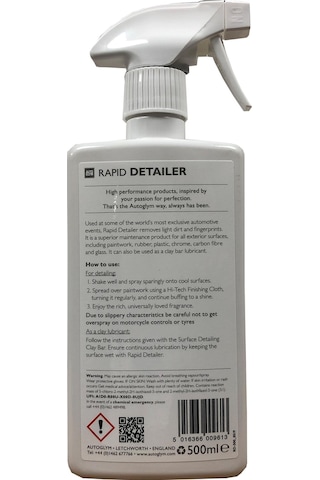Autoglym Rapid Detailer Hızlı Cila Seramik Görünüm 500 Ml