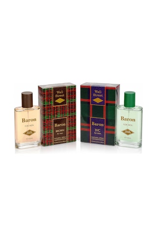 Wall Street 2li Set -baron Brown & Ivc- For Men Parfüm 2x100ml Odunsu