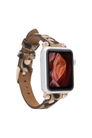 Plm Apple Watch Uyumlu Deri Kordon 38-40-41mm Rt Leo1n Diğer